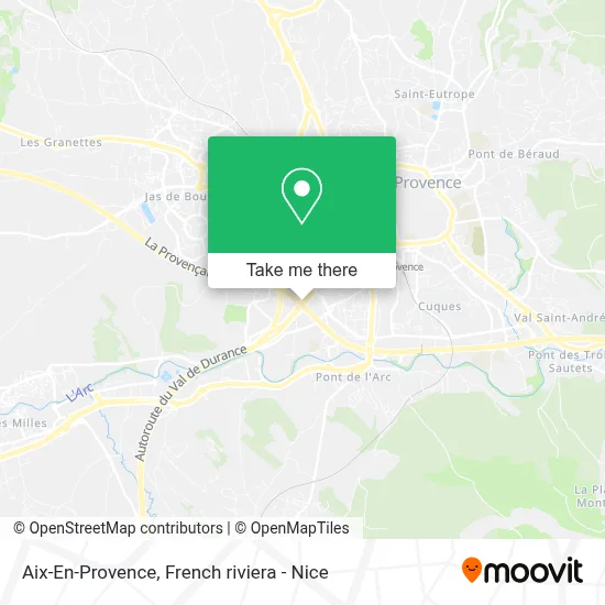Aix-En-Provence map