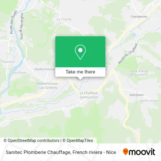 Sanitec Plomberie Chauffage map