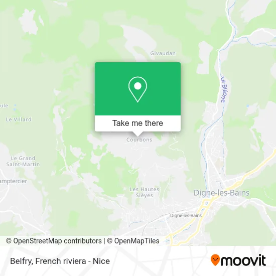 Beffroi map