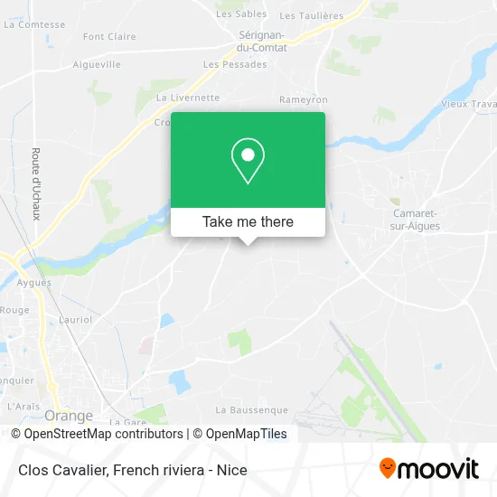 Clos Cavalier map