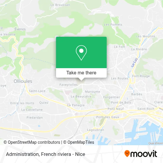 Administration map