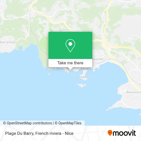 Plage Du Barry map
