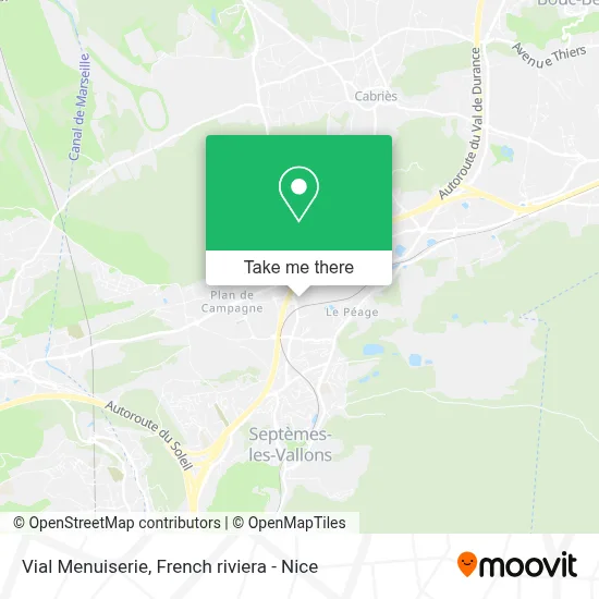 Vial Menuiserie map