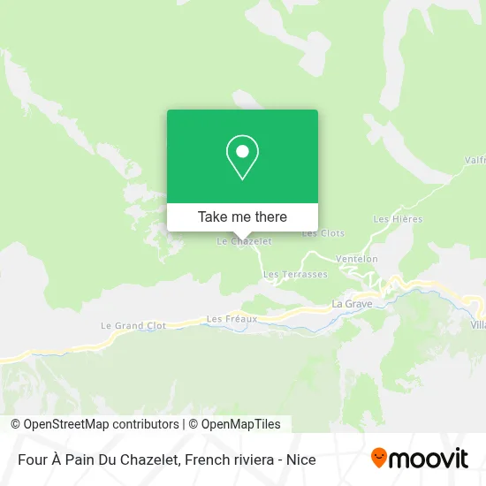 Four À Pain Du Chazelet map
