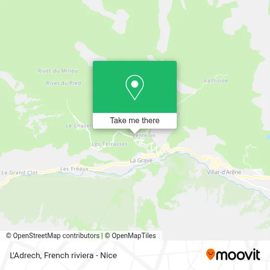 L'Adrech map