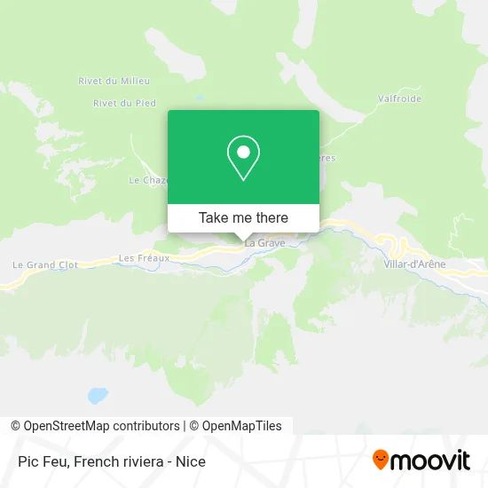 Pic Feu map