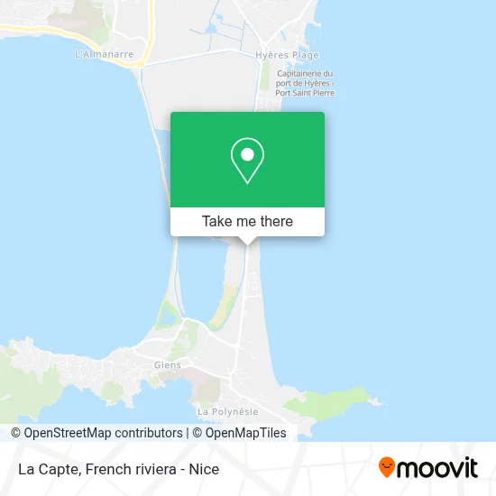 La Capte map
