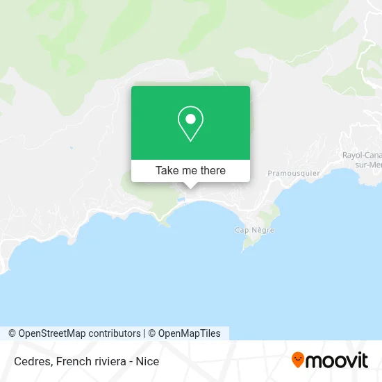 Cedres map