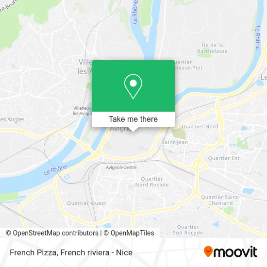 French Pizza map