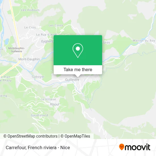 Carrefour map