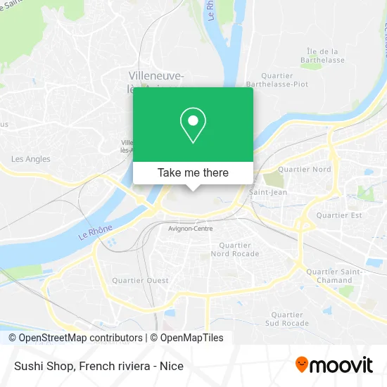 Sushi Shop map