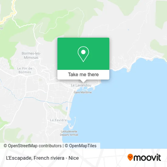 L'Escapade map