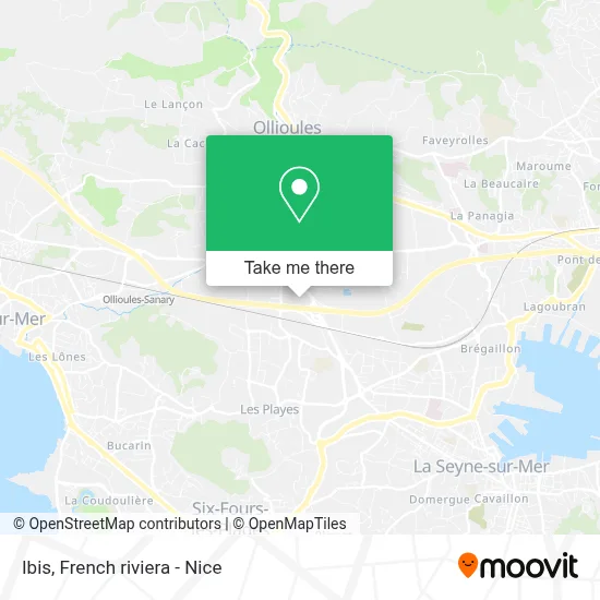 Ibis map