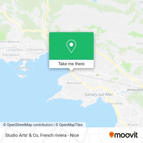 Studio Arts' & Co map