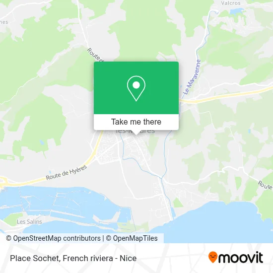Place Sochet map