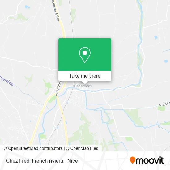 Chez Fred map