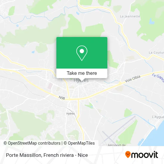 Porte Massillon map