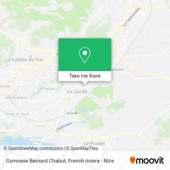 Gymnase Bernard Chabot map