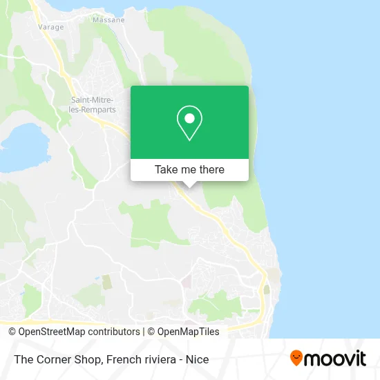 The Corner Shop map