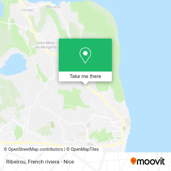 Ribeïrou map