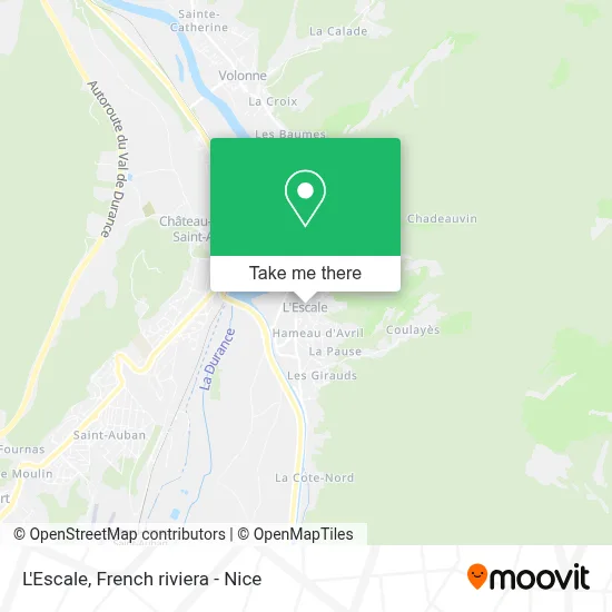 L'Escale map