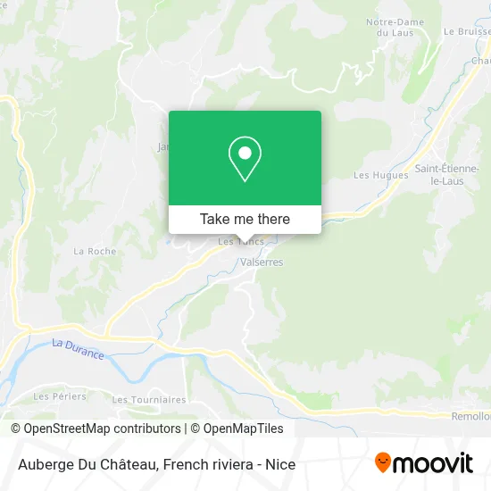 Auberge Du Château map