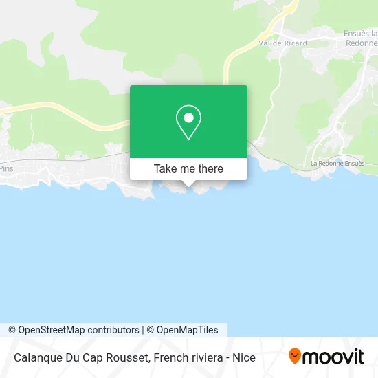Calanque Du Cap Rousset map