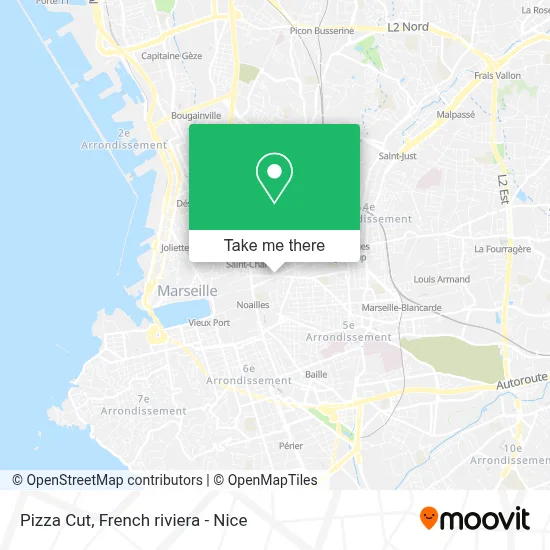Pizza Cut map