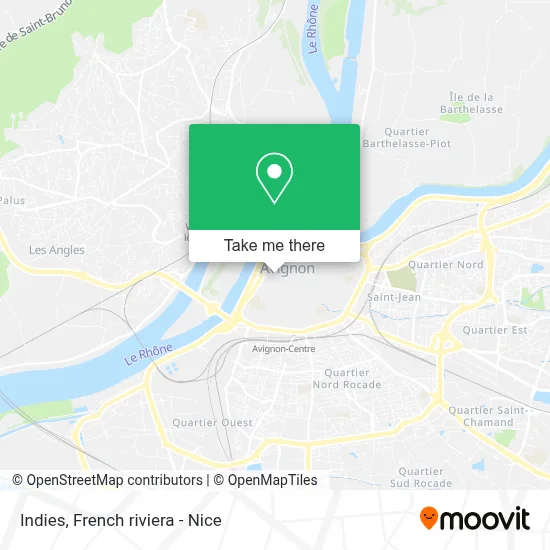 Indies map