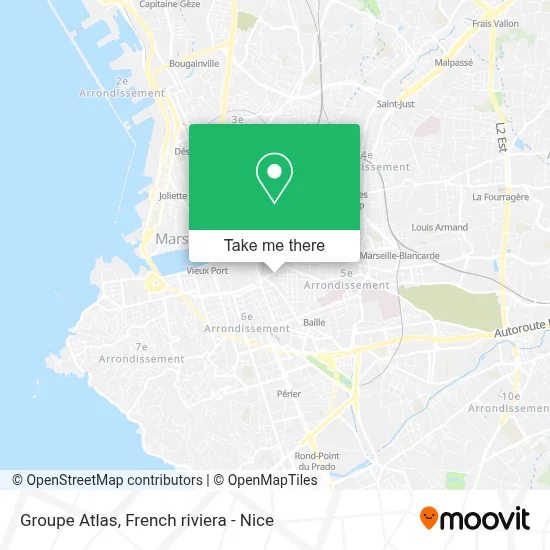Groupe Atlas map