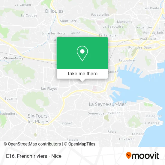 E16 map
