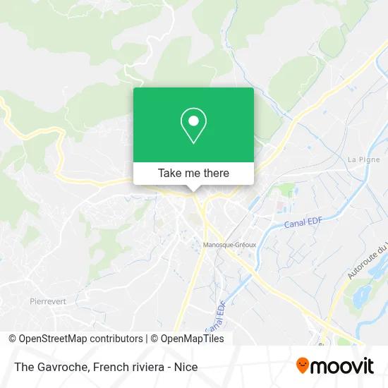 Le Gavroche map