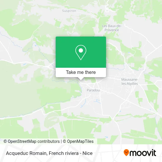 Acqueduc Romain map