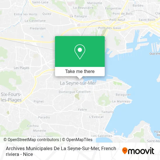 Archives Municipales De La Seyne-Sur-Mer map