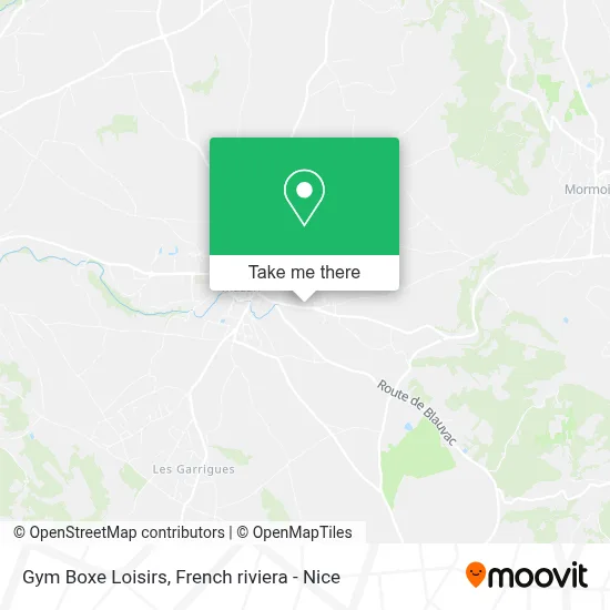 Gym Boxe Loisirs map