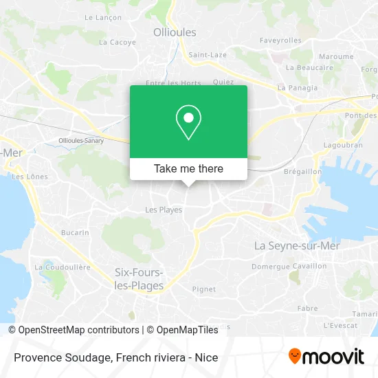 Provence Soudage map