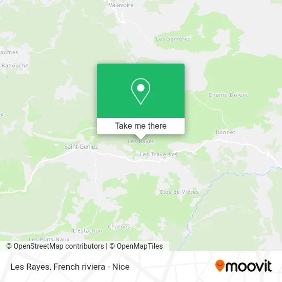 Les Rayes map
