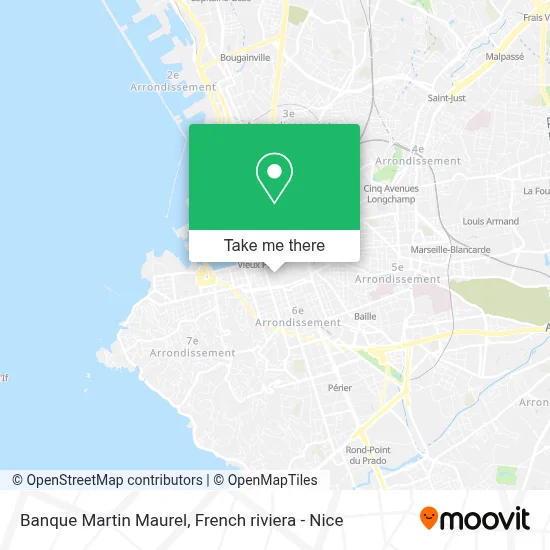 Banque Martin Maurel map