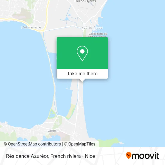 Résidence Azuréor map