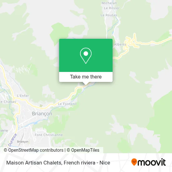 Maison Artisan Chalets map