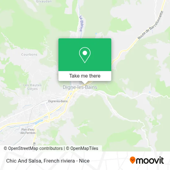 Chic And Salsa map