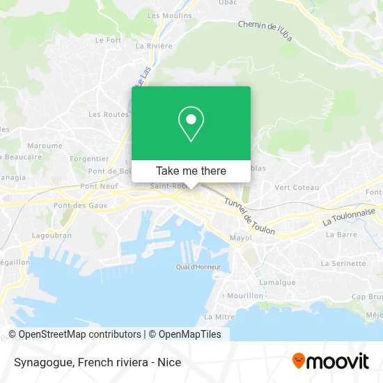 Synagogue map
