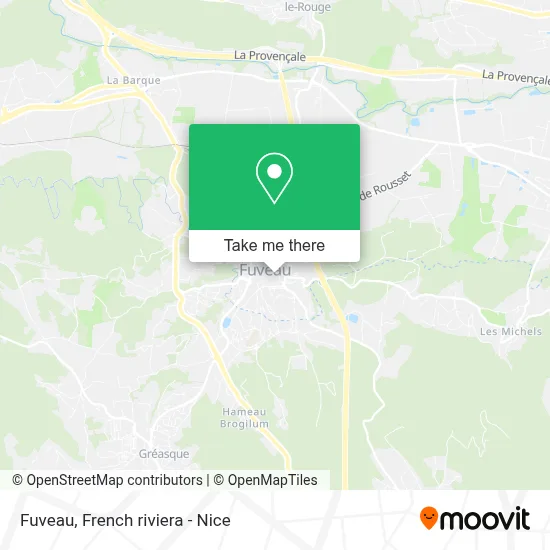 Fuveau map