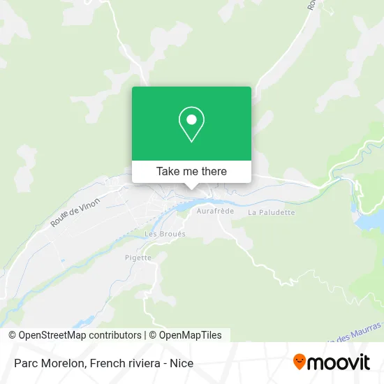 Parc Morelon map