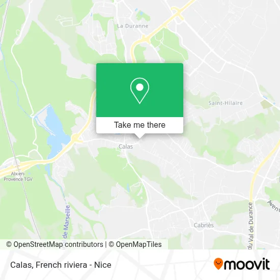 Calas map