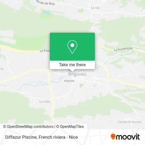 Diffazur Piscine map
