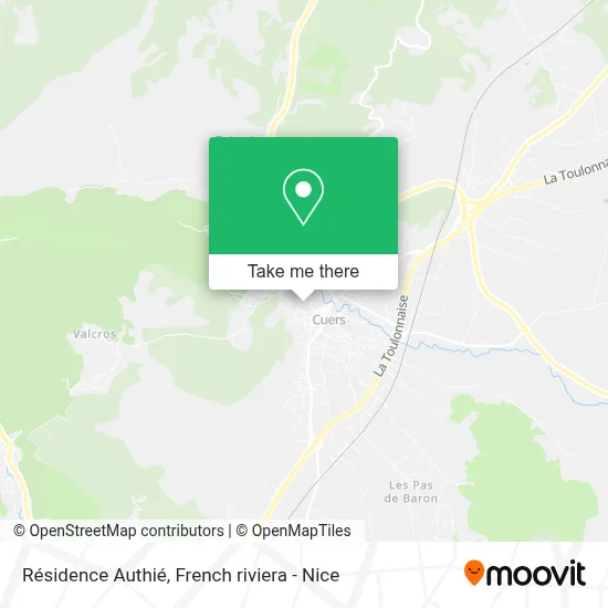 Résidence Authié map