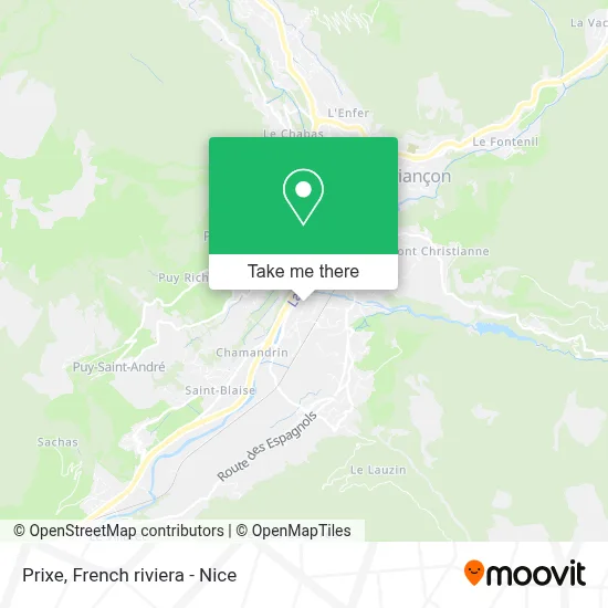 Mapa Prixe
