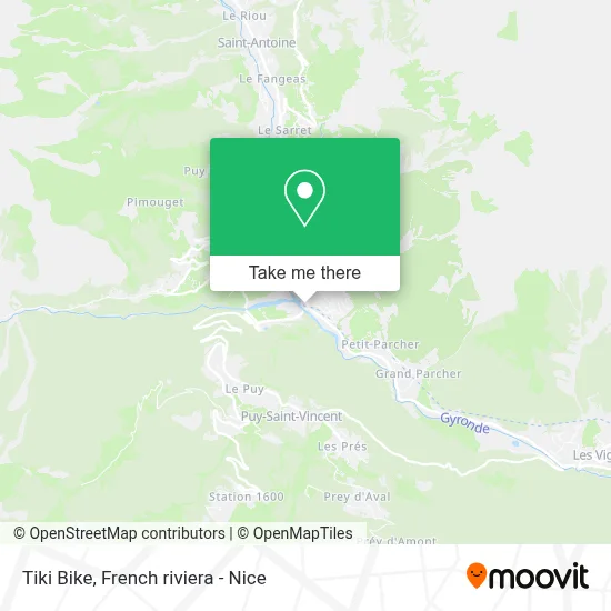 Tiki Bike map