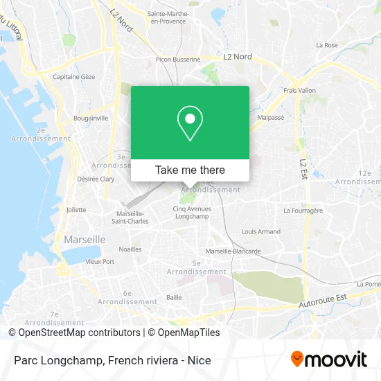 Parc Longchamp map